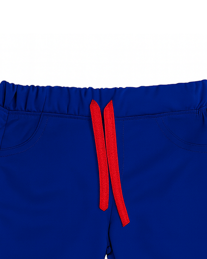 Pantalón Azul Rey con Cordonera Roja