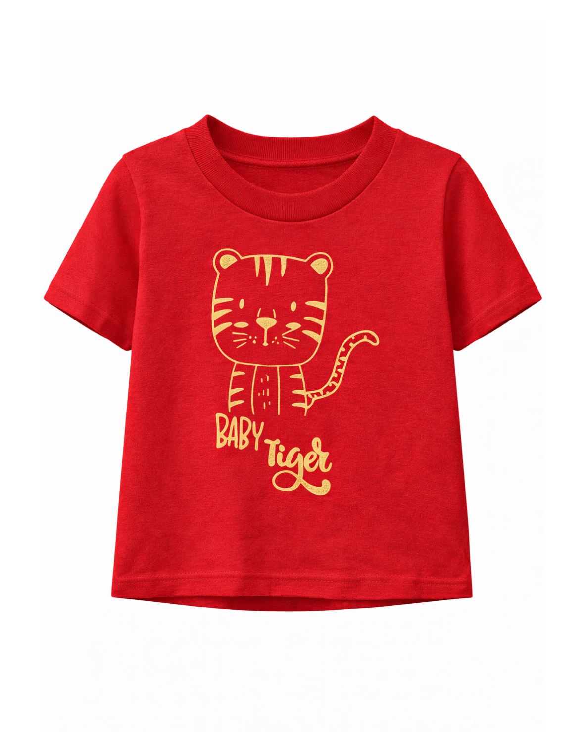 Camiseta básica para recien nacido niño Rojo