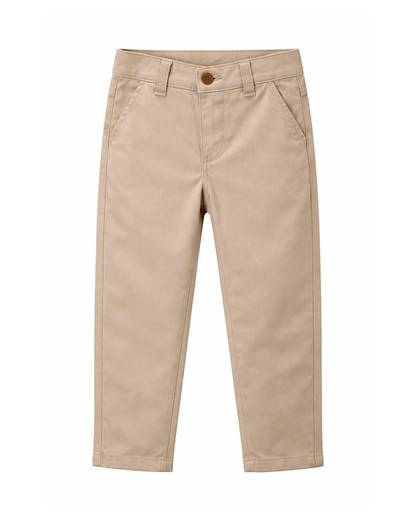 Pantalón Infantil Clásico Caqui