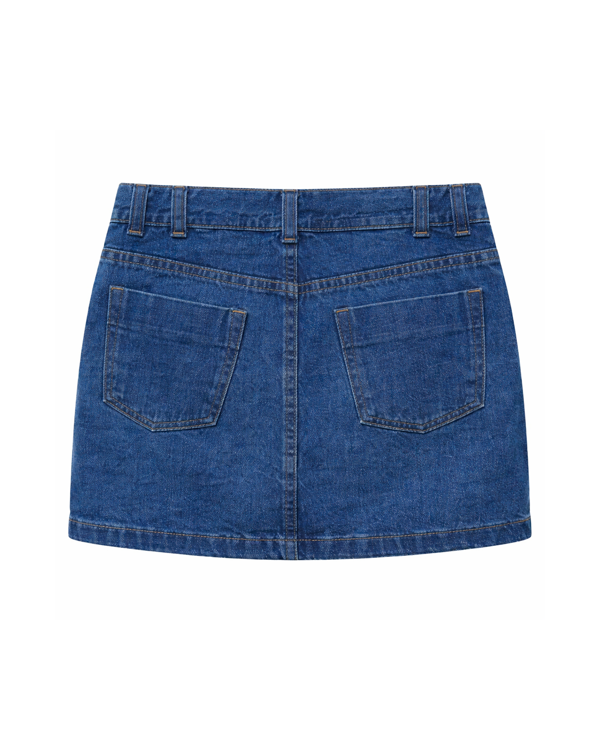 Falda Infantil en Denim Azul Clásico