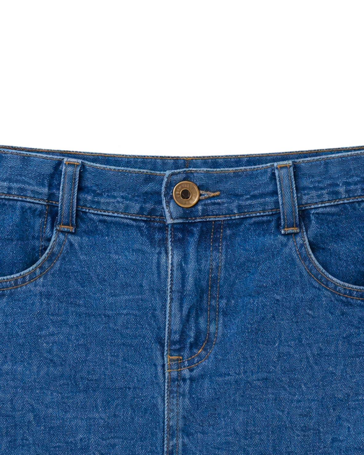 Falda Infantil en Denim Azul Clásico