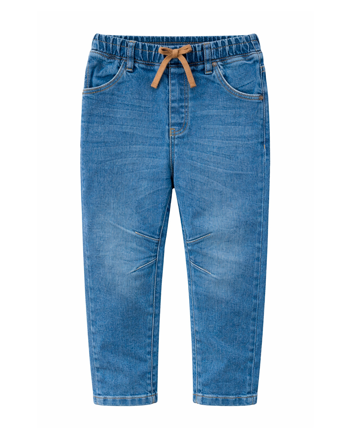 Pantalón Infantil Denim con Pretina Ajustable