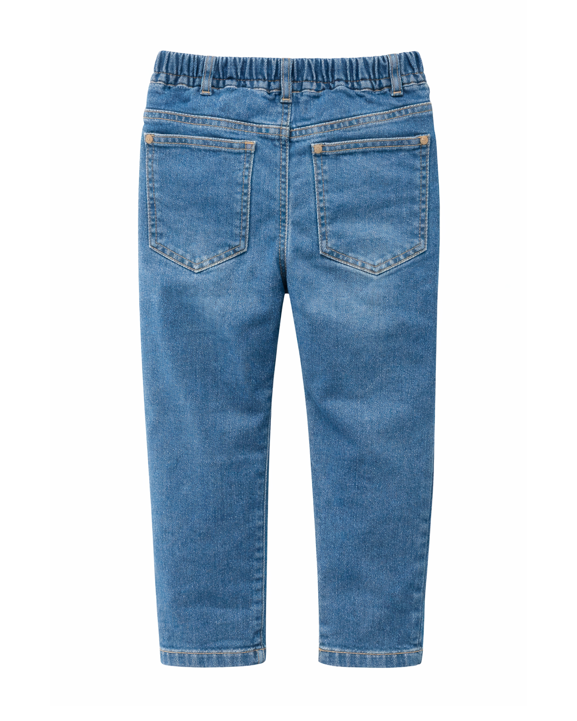 Pantalón Infantil Denim con Pretina Ajustable