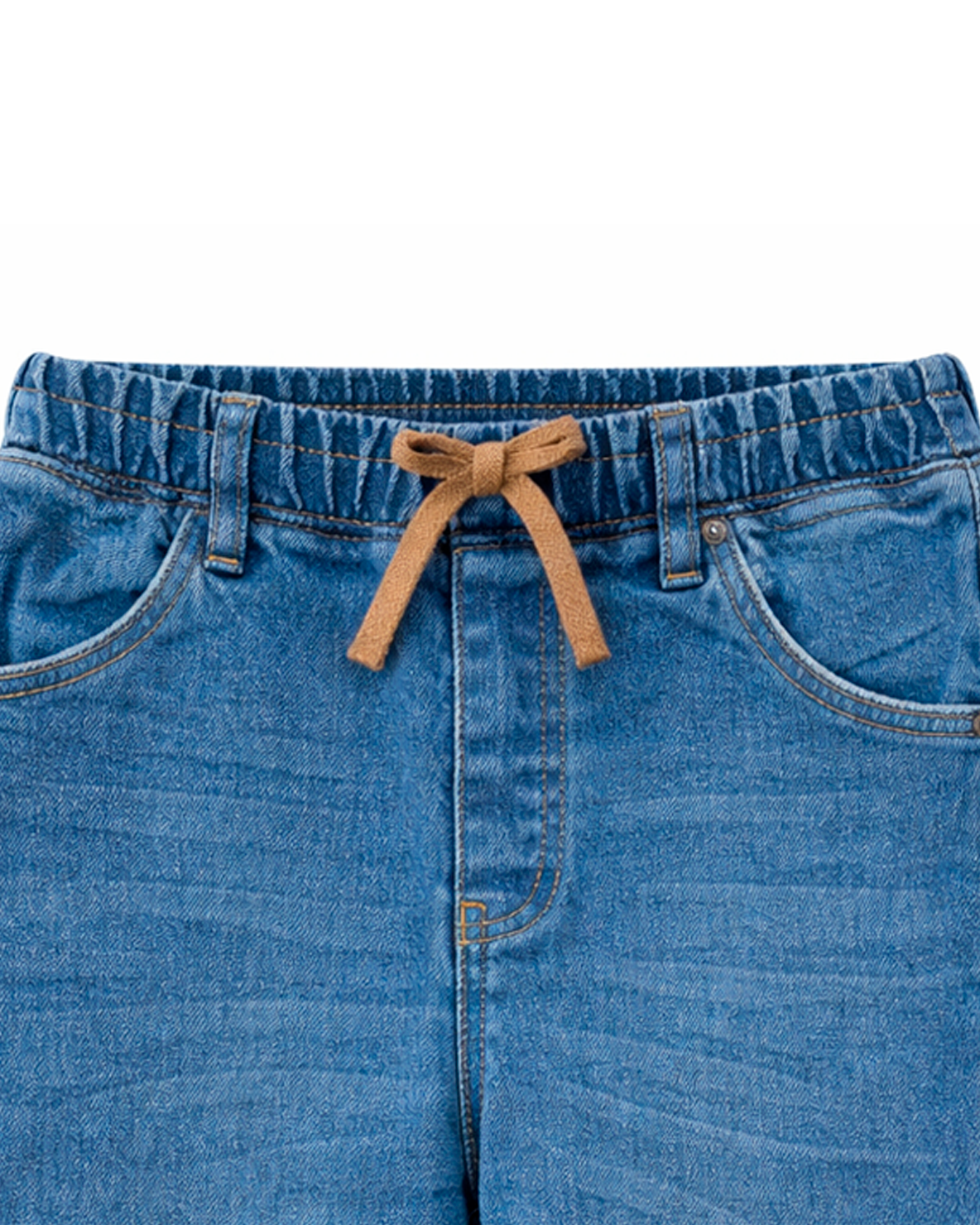 Pantalón Infantil Denim con Pretina Ajustable