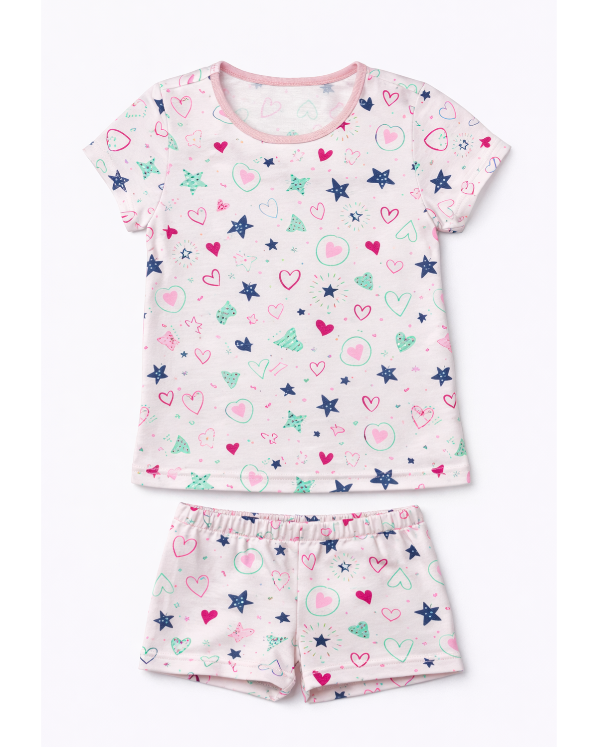 Pijama de dos piezas para niña Estampada