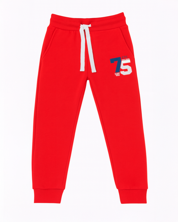 Jogger basicos para recien nacido niño rojo