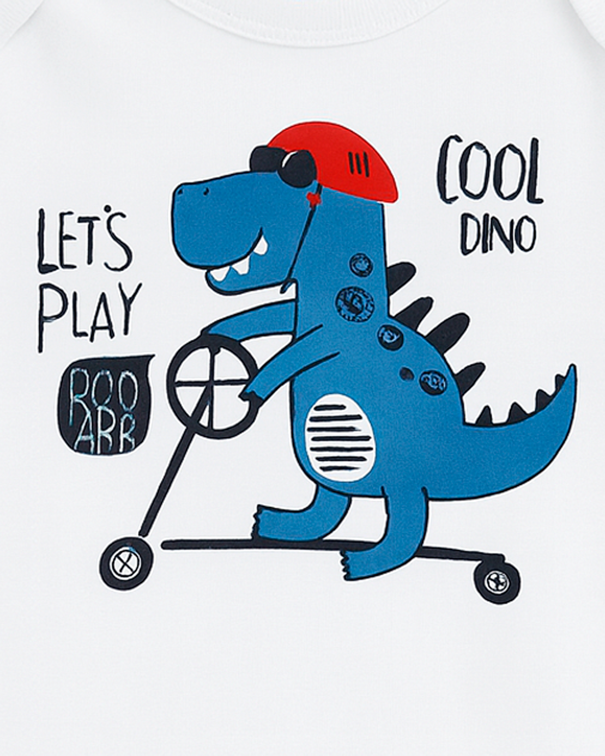 Body Blanco Estampado Cool Dino