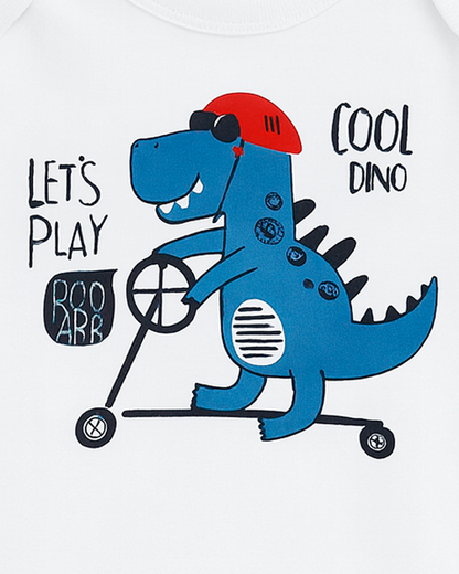 Body Blanco Estampado Cool Dino