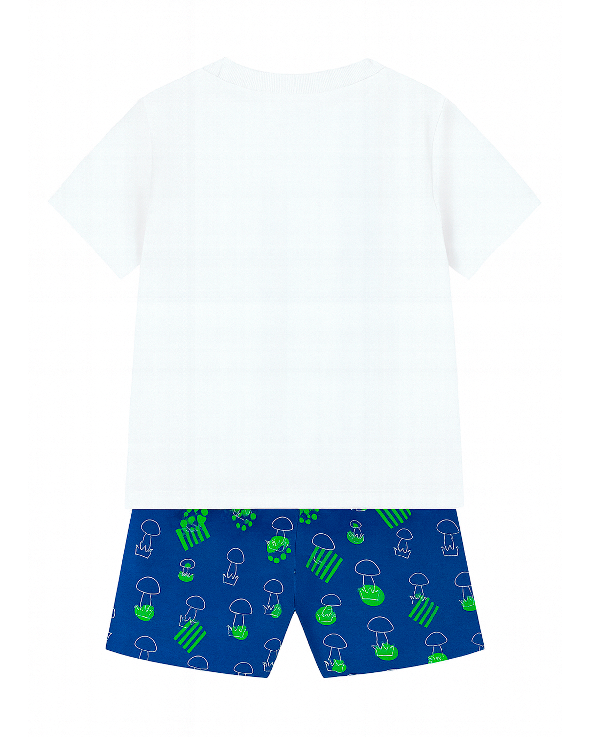 Pijama Infantil “Mushroom” Azul y Blanco