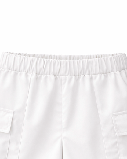 Short Niña Tipo Cargo Blanco