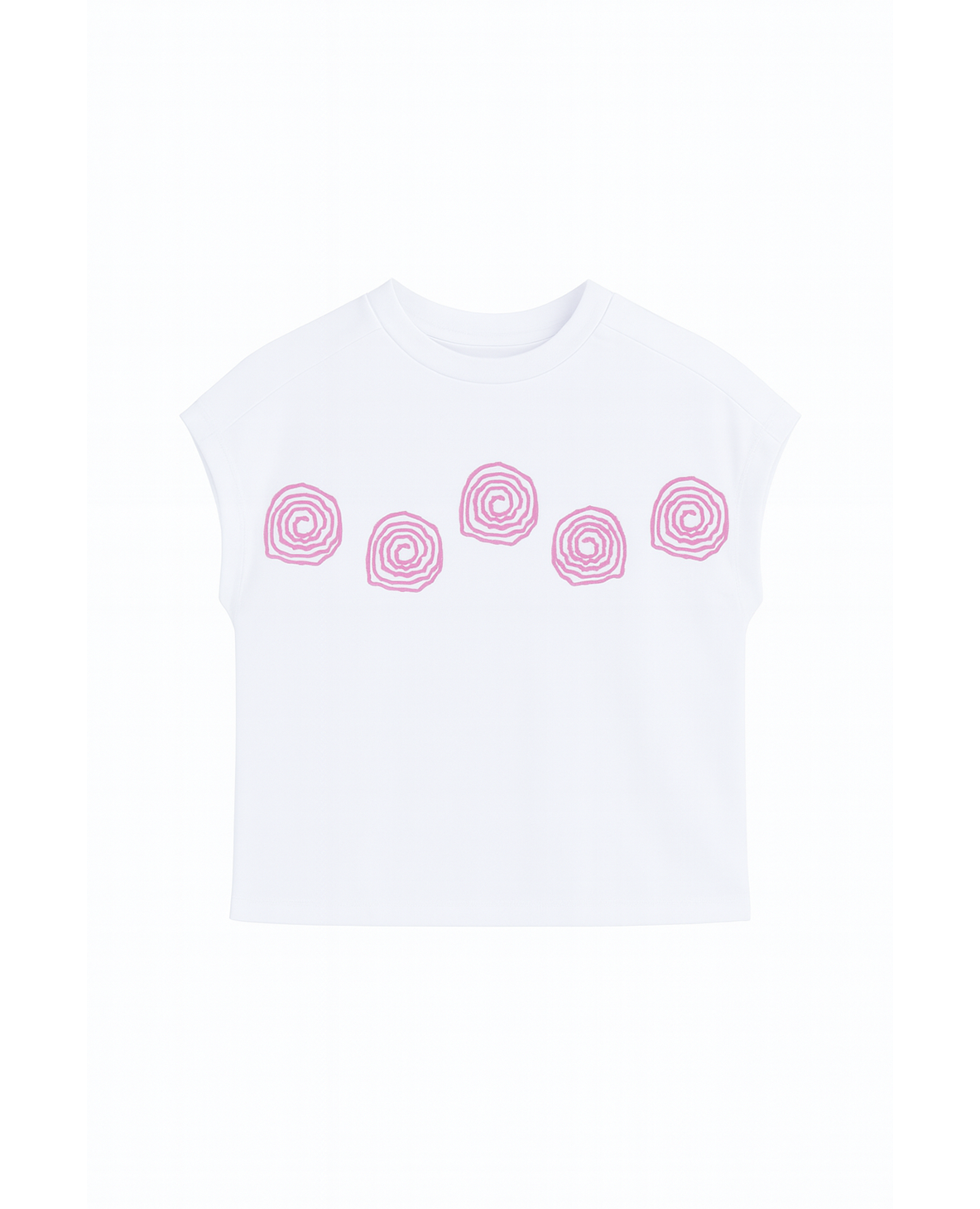 Blusa Urbana con Espirales Rosas