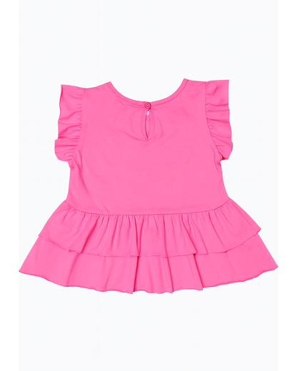 BLUSA ARANDELA NIÑA ROSADO