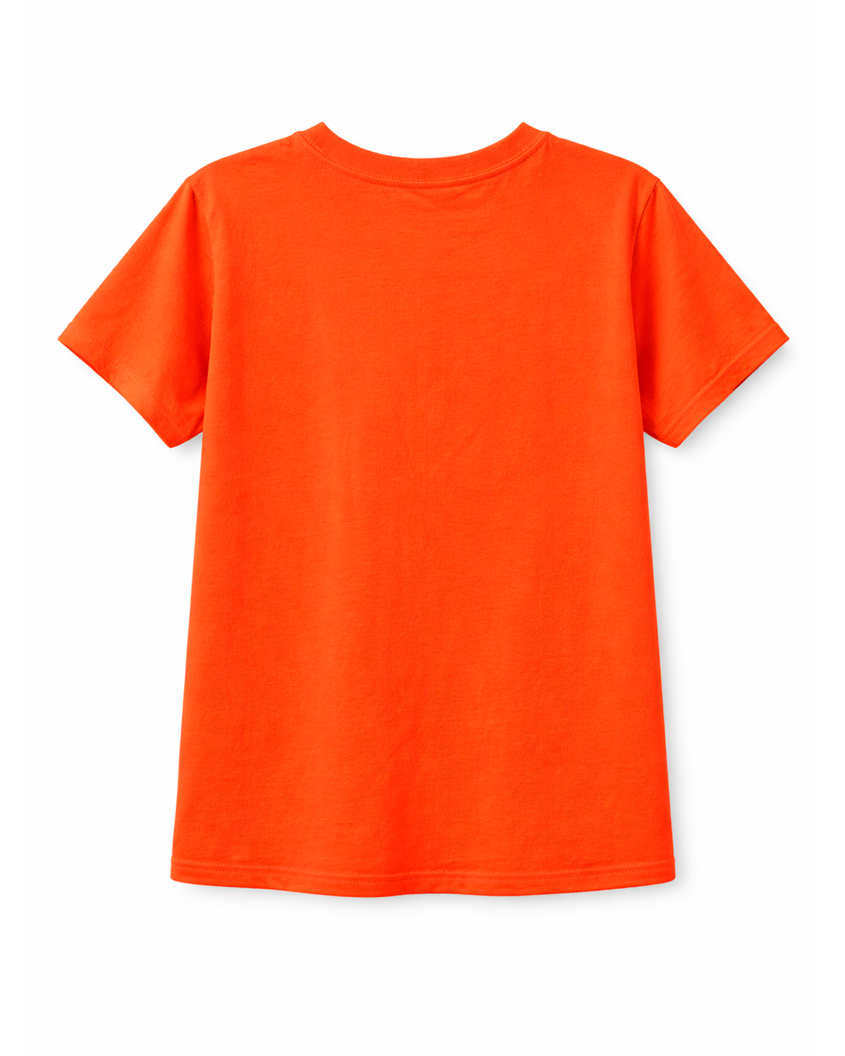 Camiseta Naranja con Ilustración de Tractor