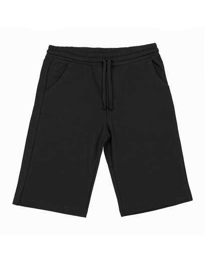 Bermuda basica Para niño Negro