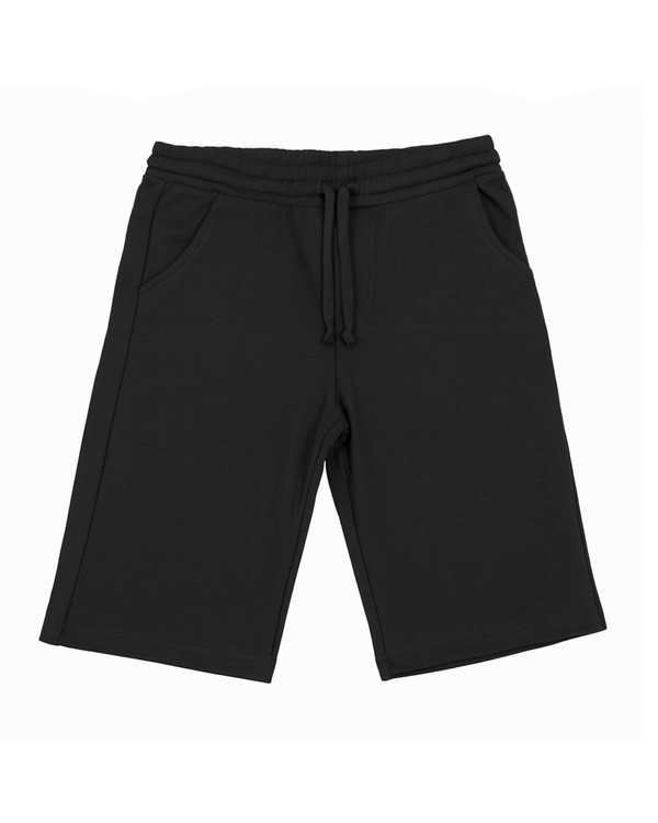 Bermuda basica Para niño Negro
