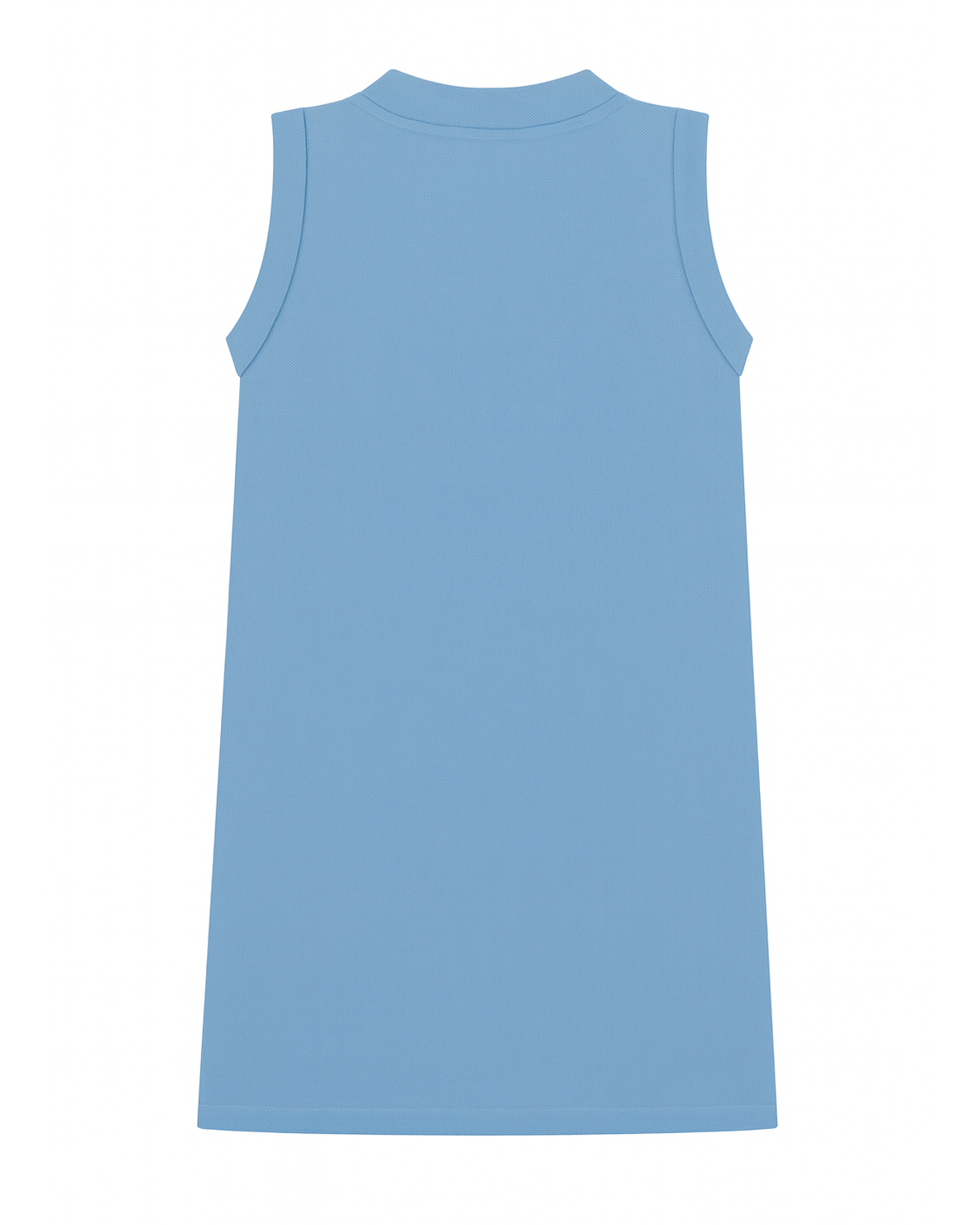 Vestido Tipo Polo Sin Mangas Azul