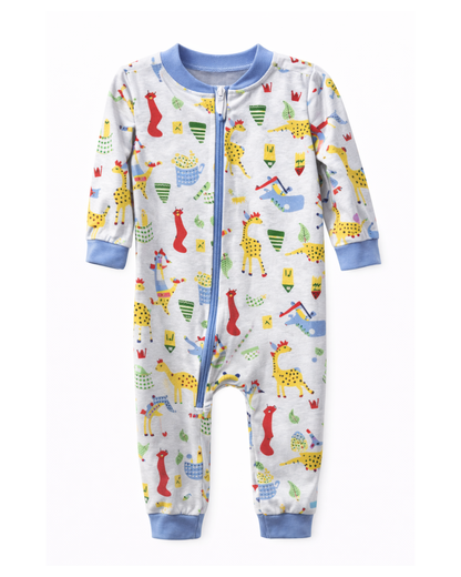 Pijama enterizo para bebé niño estampada