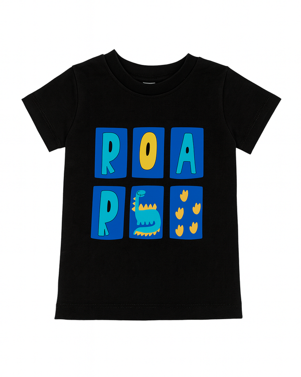 Camiseta básica para recien nacido niño Negro