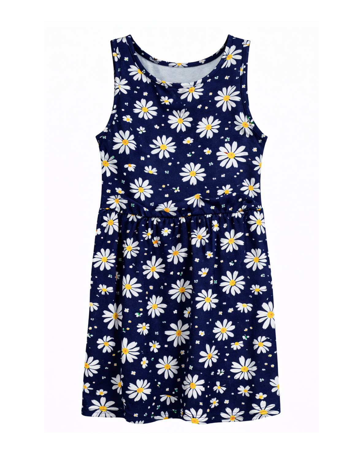 Vestido básico estampado para niña