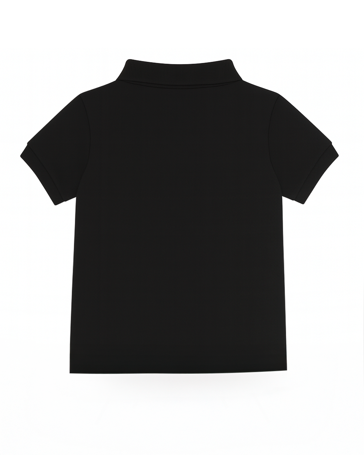Polo basico Para niño Negro