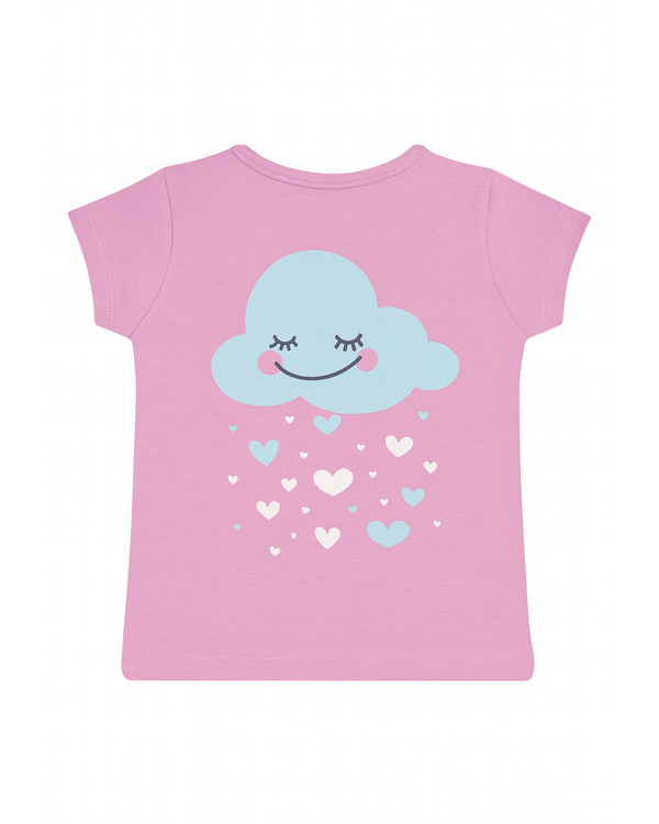 Blusa básica para recien nacida niña Lila