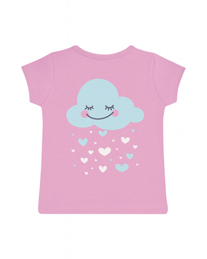 Blusa básica para recien nacida niña Lila