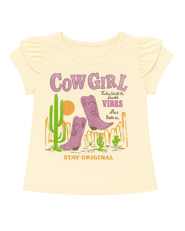 Blusa Amarilla Vaquera