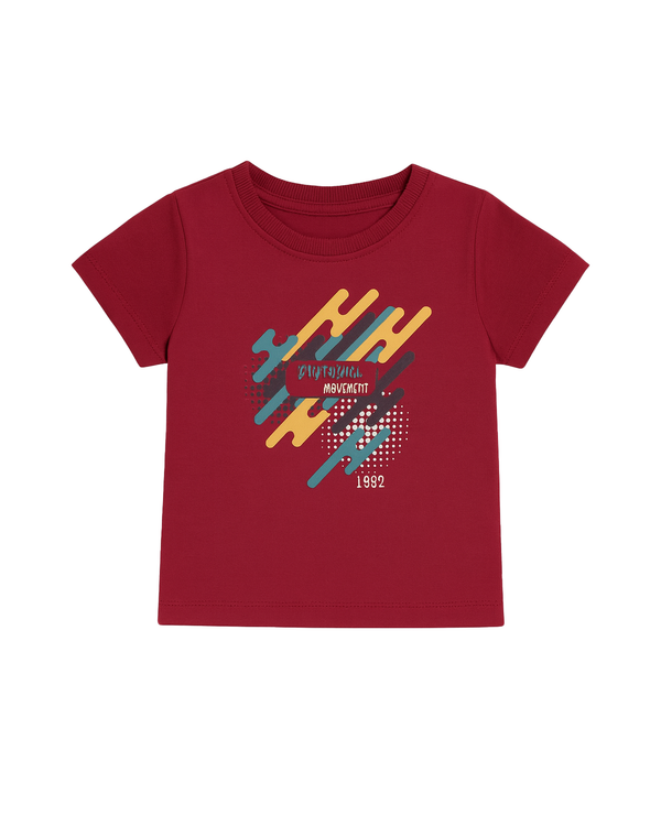 T-SHIRT BEBÉ ROJO DISEÑO UNICO