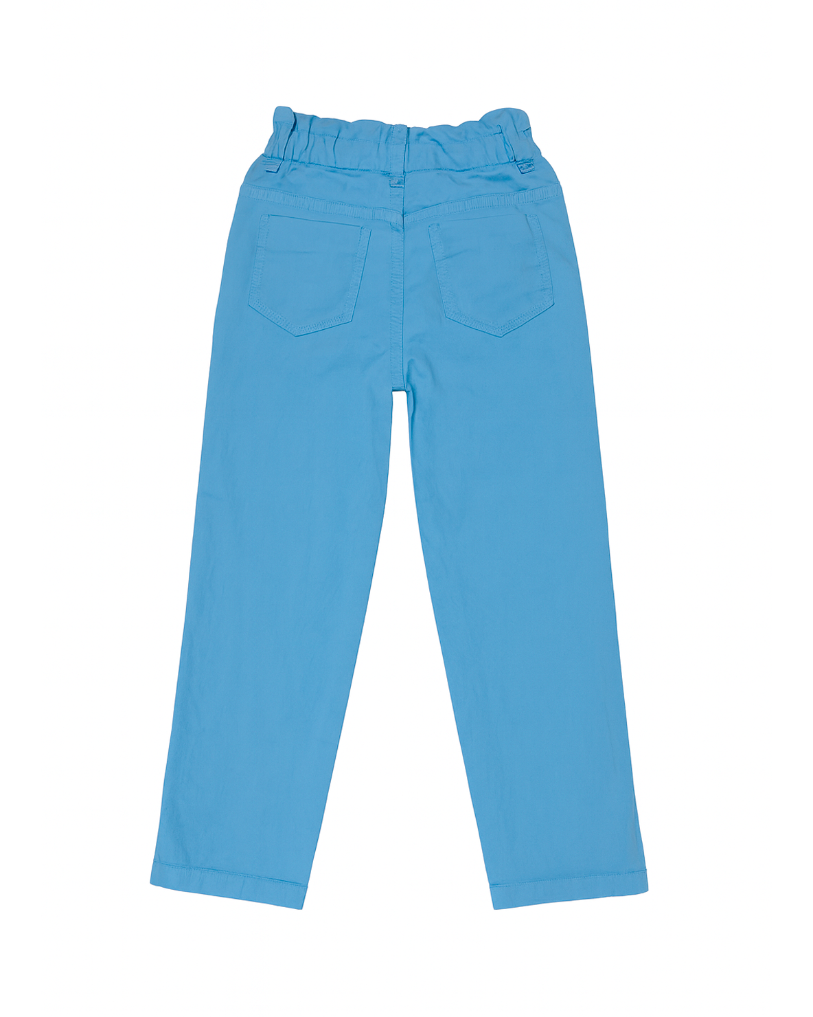 PANTALON BOLSILLO PARCHE NIÑA CELESTE