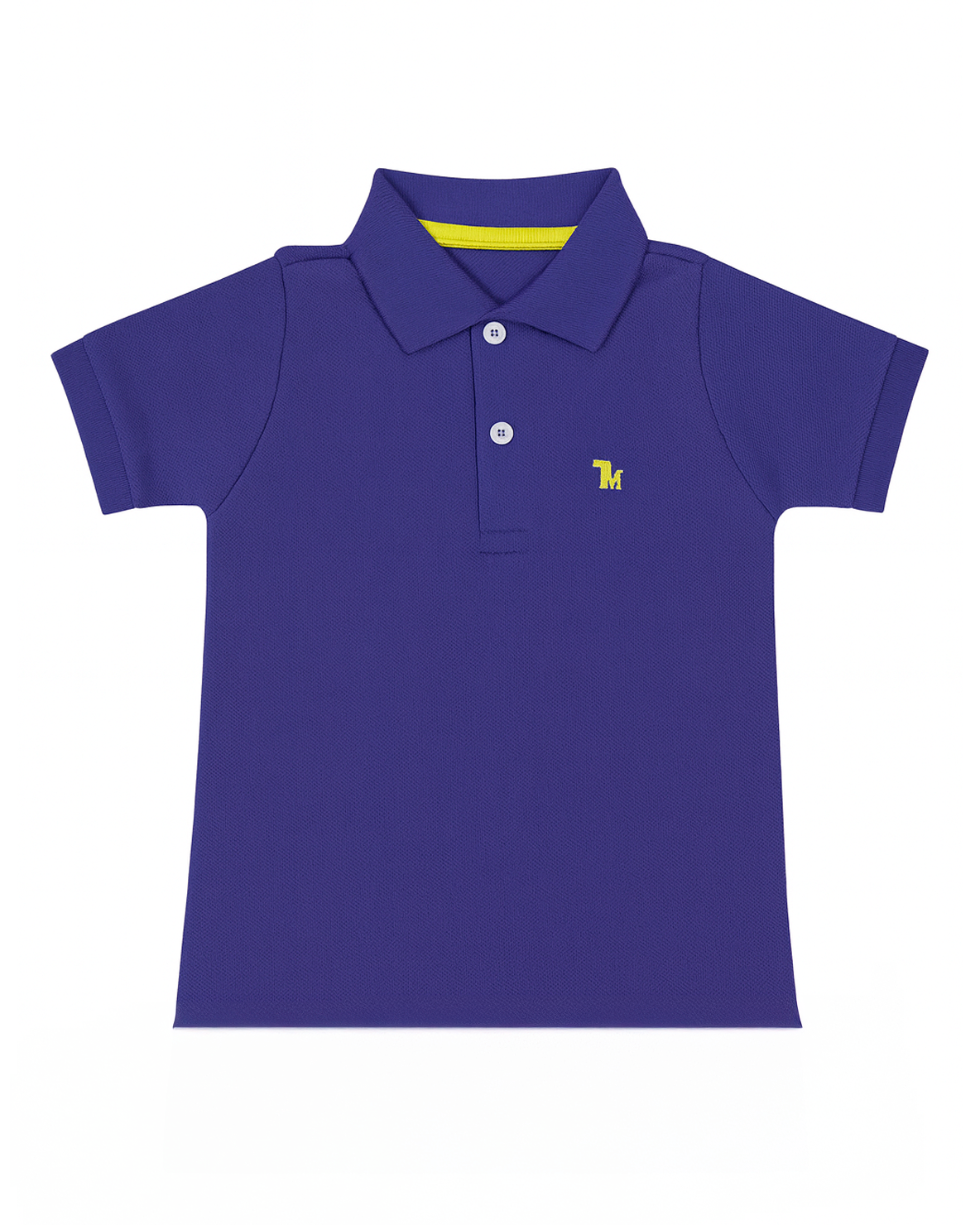 Polo básico para recien nacido niño Azul