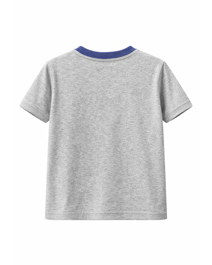Camiseta Niño Estampado Wild West Cowboy Gris