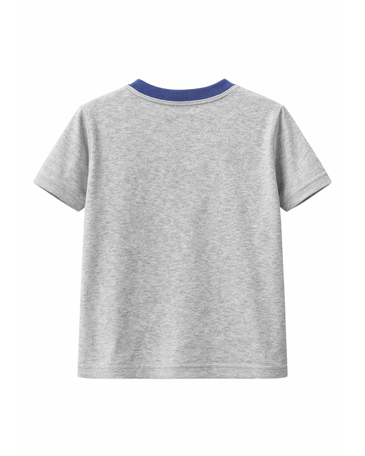 Camiseta Niño Estampado Wild West Cowboy Gris