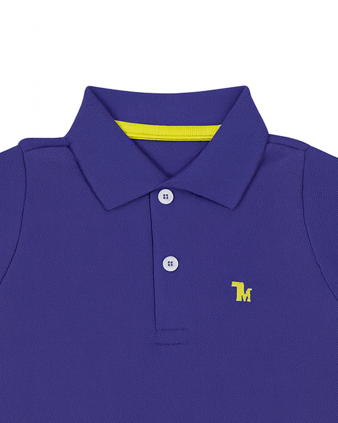 Polo básico para recien nacido niño Azul