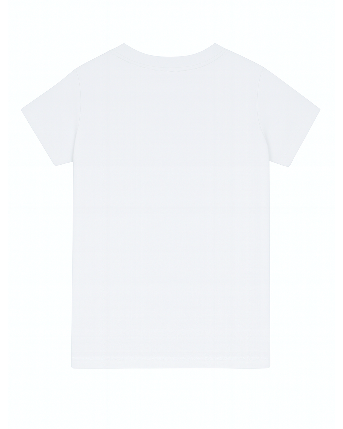 Camiseta basica para niño blanco