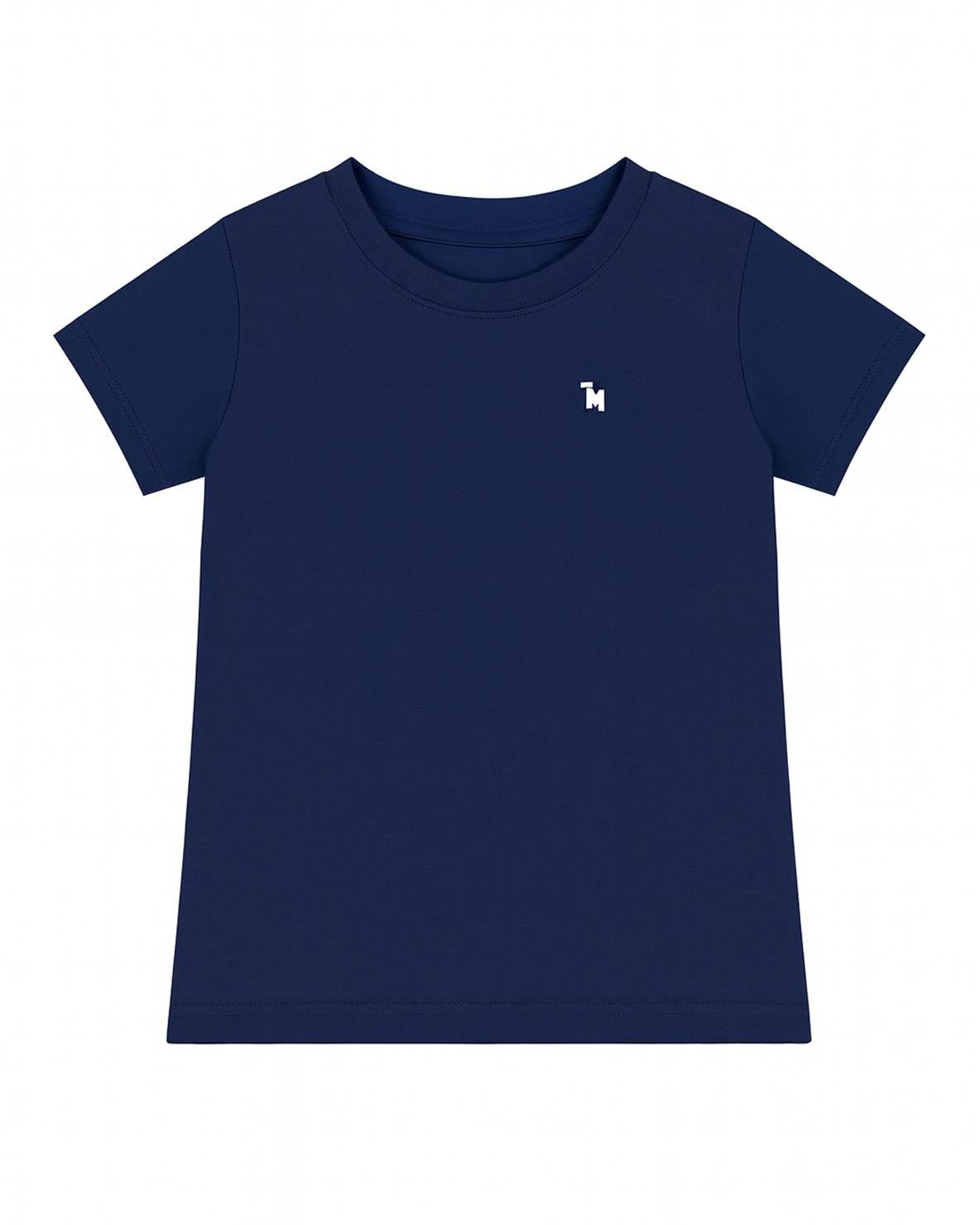 Camiseta basica para niño azul