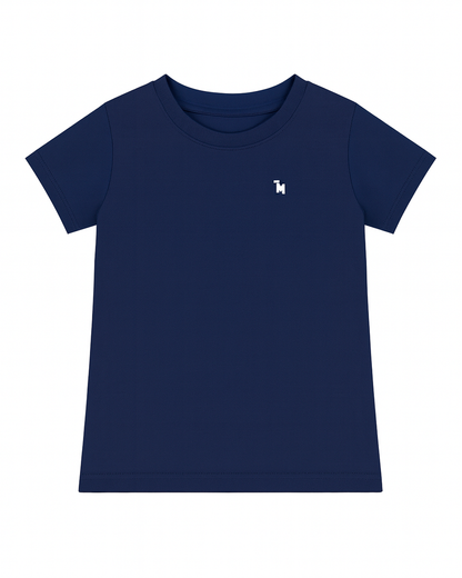 Camiseta basica para niño azul