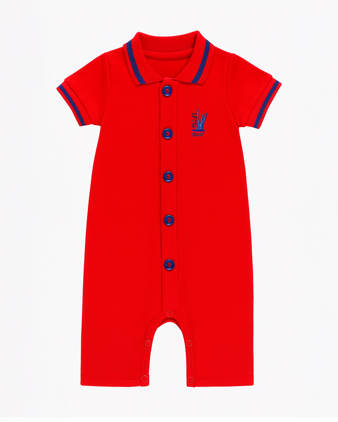 Enterizo polo rojo paara Bebé niño