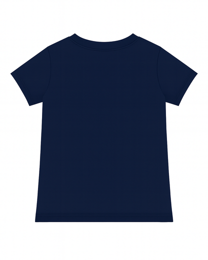 Camiseta basica para niño azul