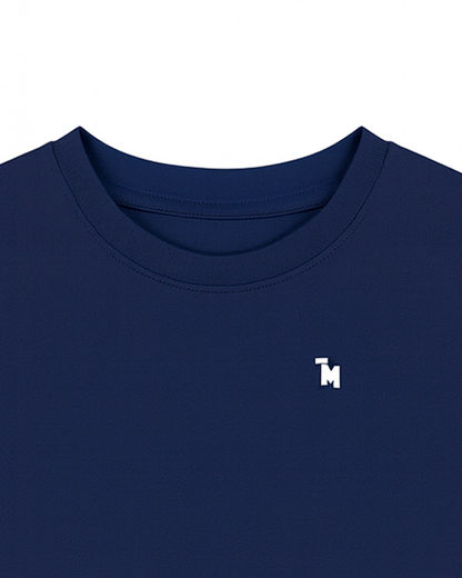 Camiseta basica para niño azul