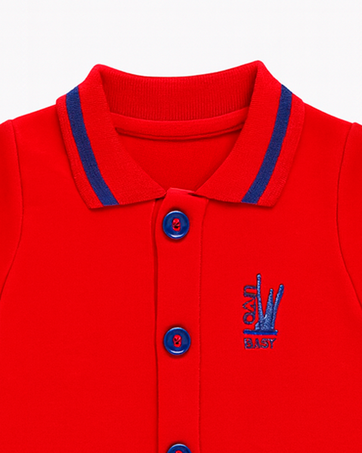 Enterizo polo rojo paara Bebé niño