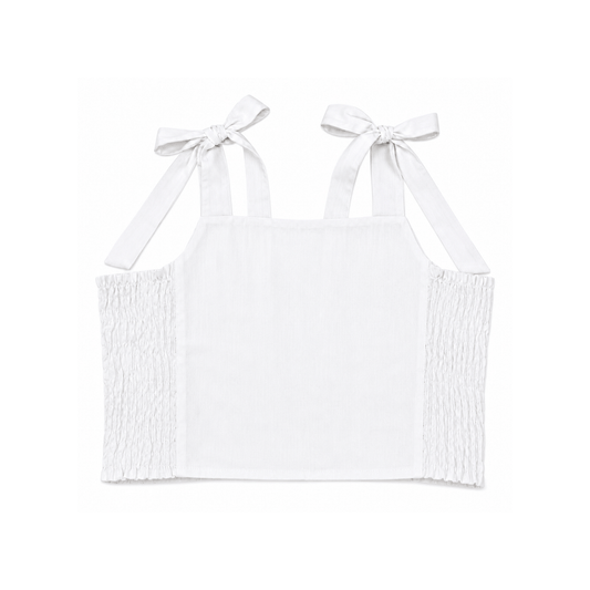 BLUSA BLANCO JUNIOR - NIÑA - COLECCIÓN VIBRAS URBANAS