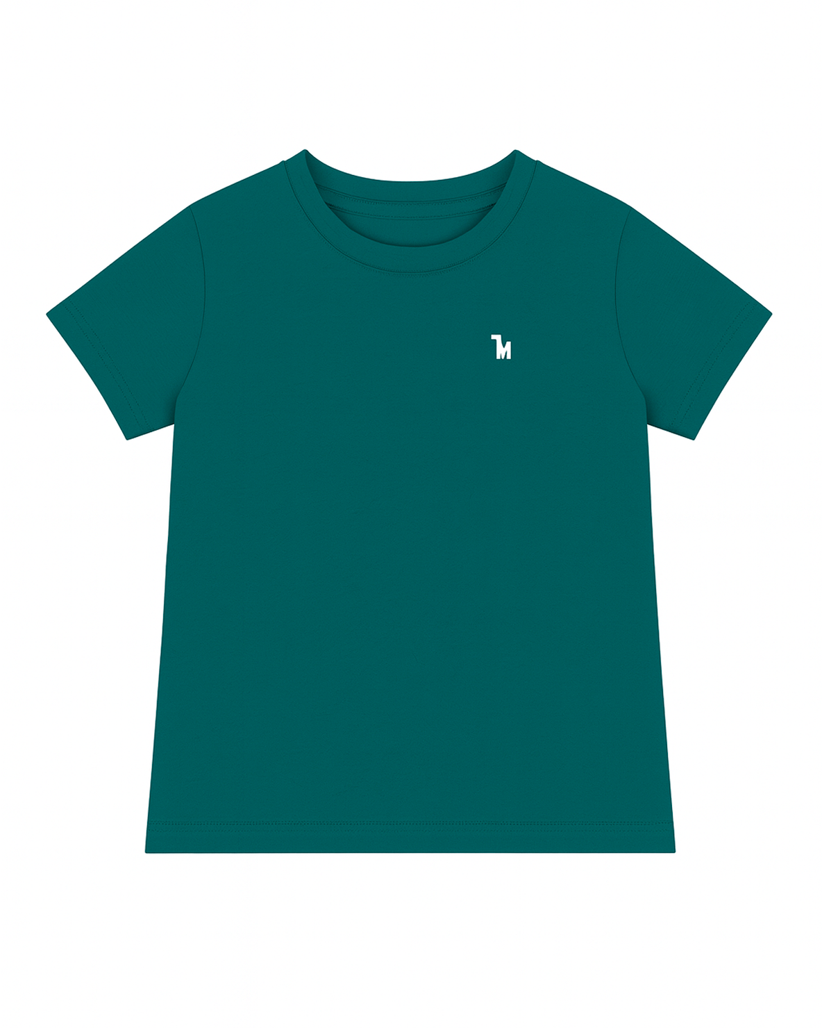 Camiseta basica para niño verde