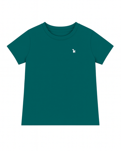 Camiseta basica para niño verde