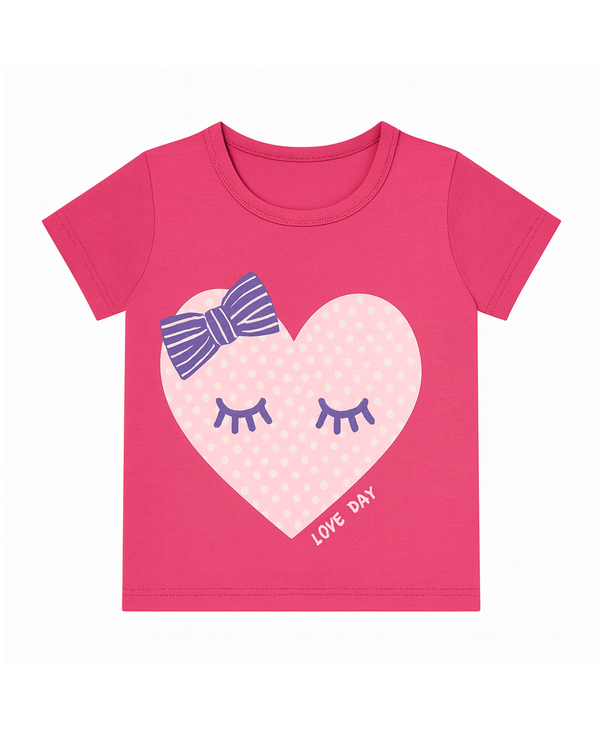 Blusa básica para recien nacida niña Coral