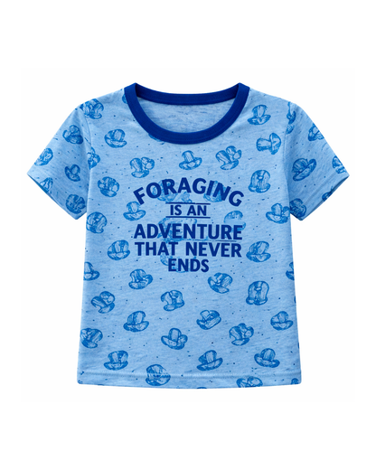 Camiseta Infantil Azul Estampada “Adventure”