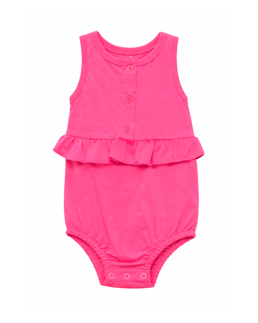 Body Rosa para bebé con Bolero y Botones Frontales