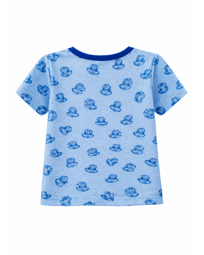 Camiseta Infantil Azul Estampada “Adventure”