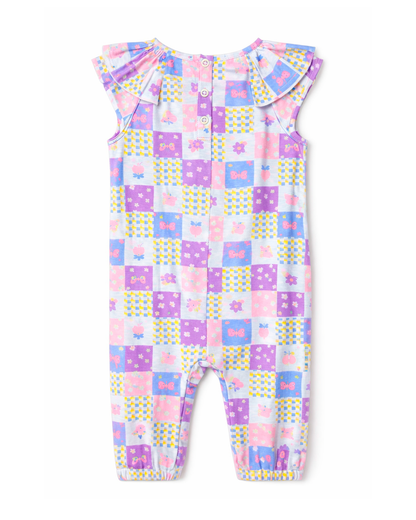 Enterizo Bebé Niña Estampado Patchwork Multicolor