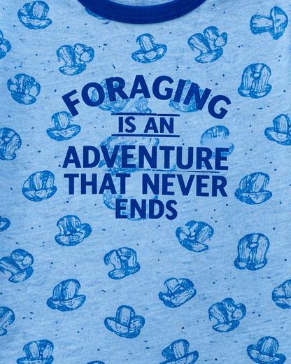 Camiseta Infantil Azul Estampada “Adventure”