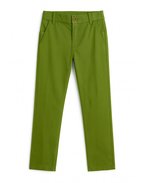 Pantalón Casual Verde Lima